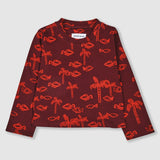 Fish Print Top