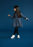 Painted Dot Blue Dress