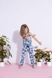 Painted Floral Jumpsuit