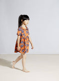 Painted Floral Collar Dress