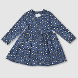 Painted Dot Blue Dress