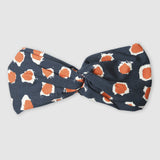 Painted Dot Blue and Orange Adult Headband