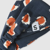Painted Dot Blue and Orange Kids Headband