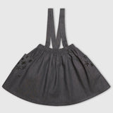 Denim Star Pocket Pinafore Dress