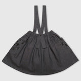 Denim Star Pocket Pinafore Dress