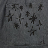 Denim Star Pocket Pinafore Dress