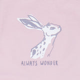 Hare Print Pink Dungarees