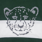 Cheetah Block Green & White Sweater