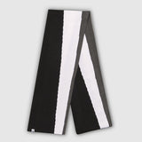 Knitted panel scarf
