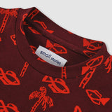 Fish Print Top
