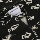 Fish Print Zip Up Hoodie