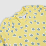 Painted Dot Yellow Romper