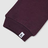 Burgundy Cotton Joggers