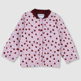 Painted Dot Padded Quilted Jacket